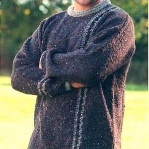 Rathlin Irish Wool Sweater - Men's M